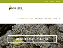 Tablet Screenshot of greatparksfoundation.org